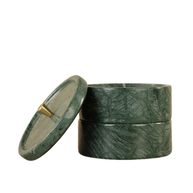 Green Marble Jewelry Box