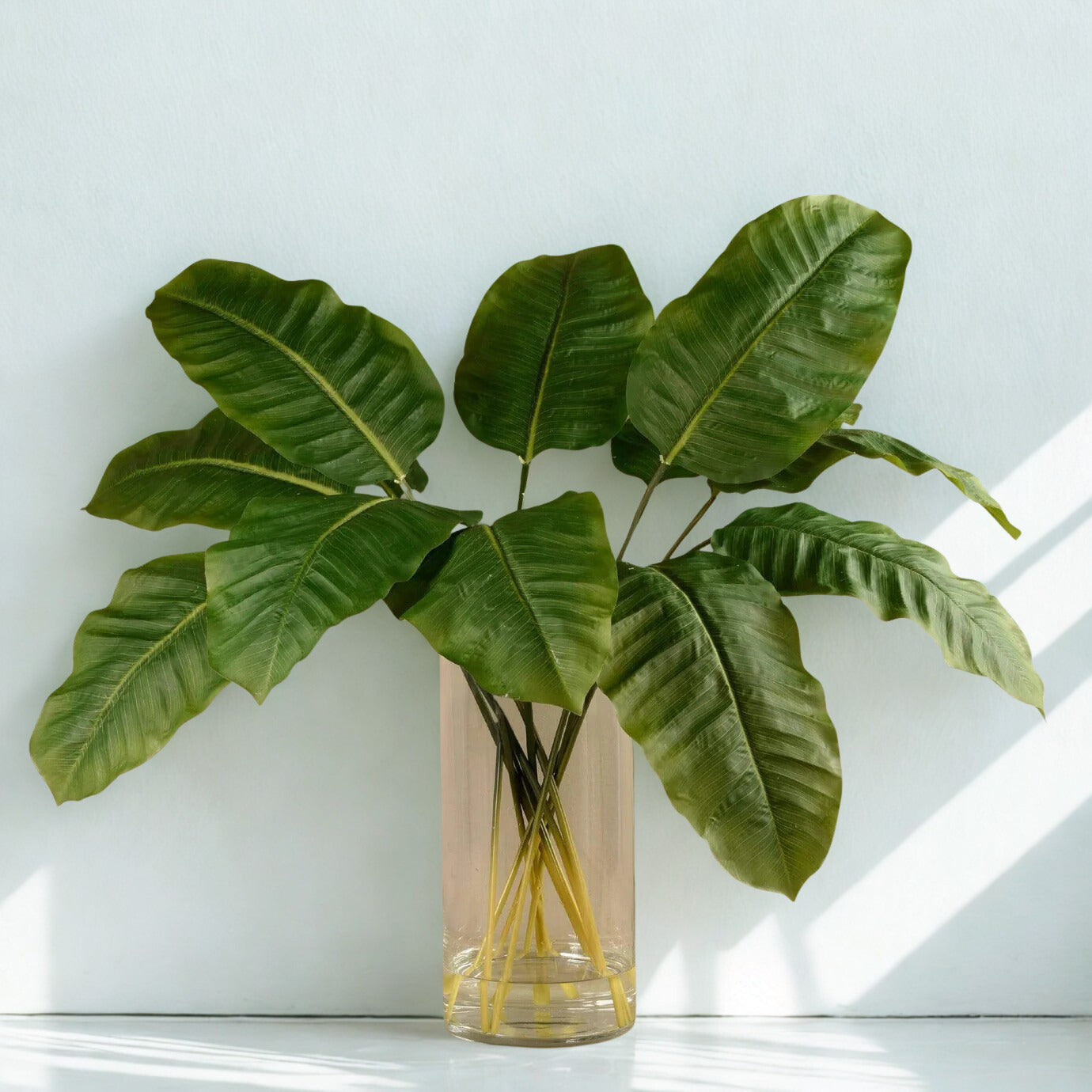 * Artificial Plants in a Glass Vase *