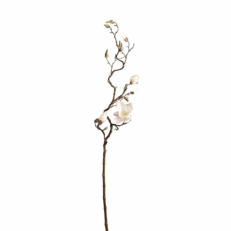 Single 122 cm White Magnolia Stem