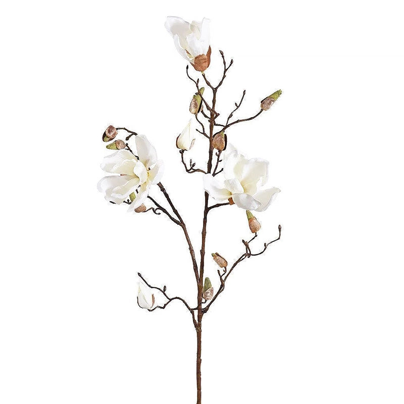 Single 87 cm White Magnolia Stem