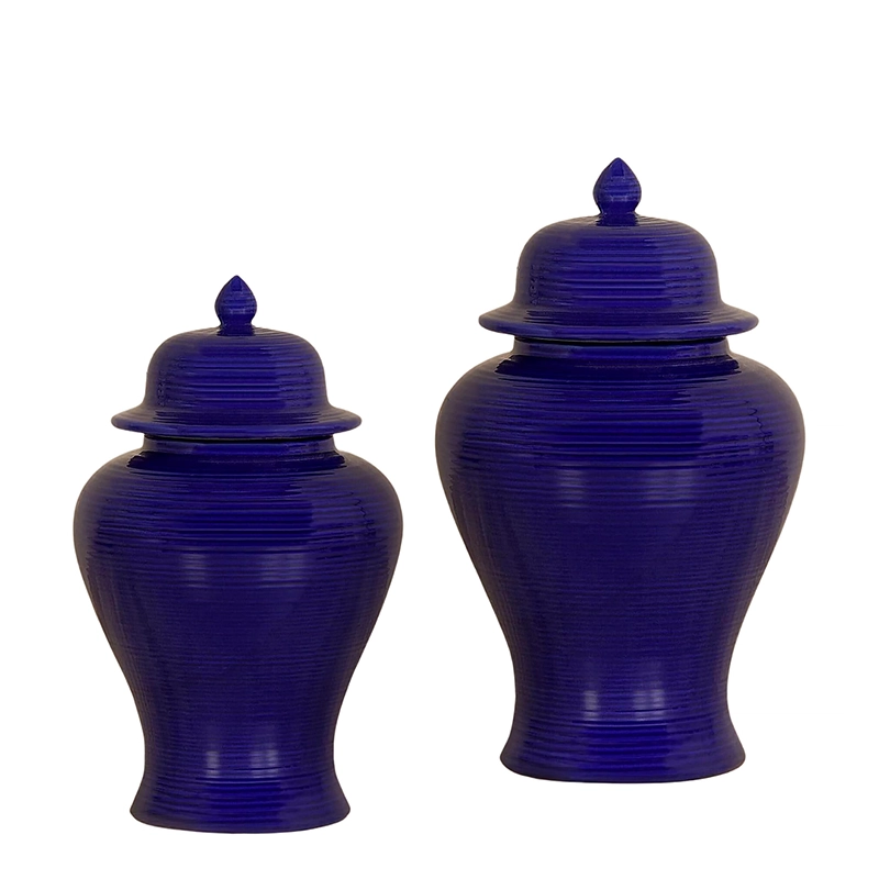 Blue Ceramic Jar