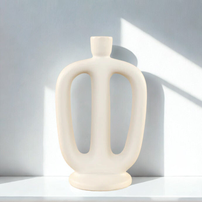 CERAMIC CANDLE HOLDER