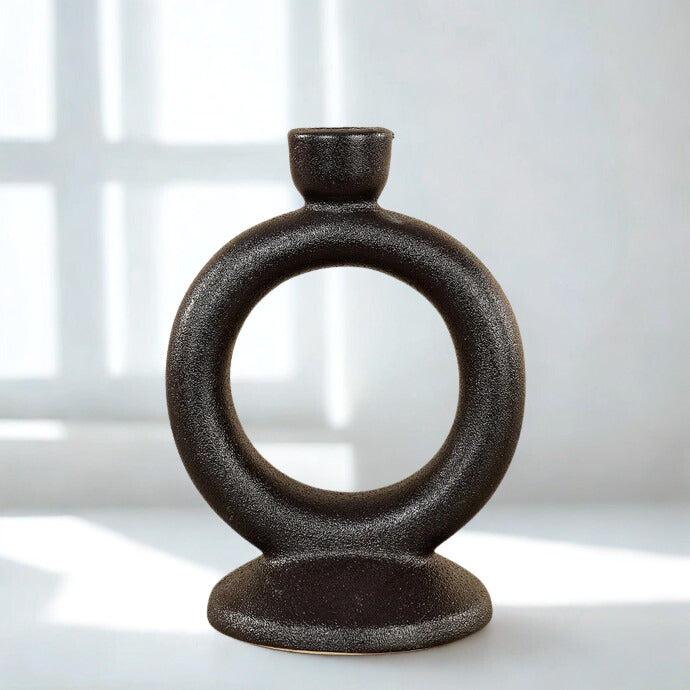 CERAMIC CANDLE HOLDER