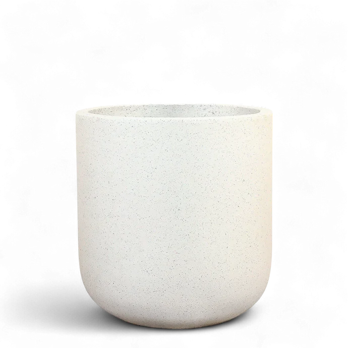 White Terrazzo Pots Large