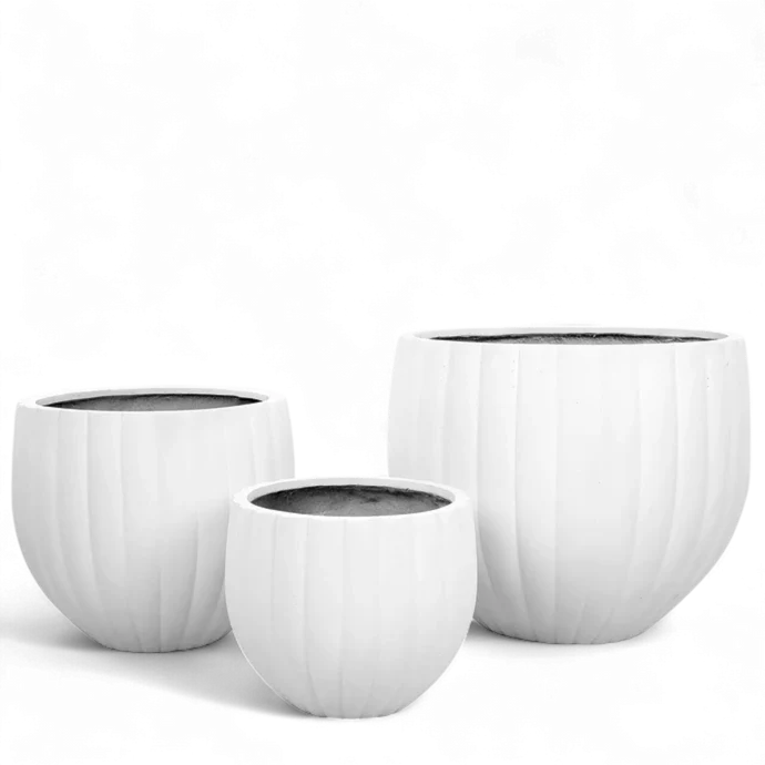 Large Round Ficonstone Tree Pot Medium