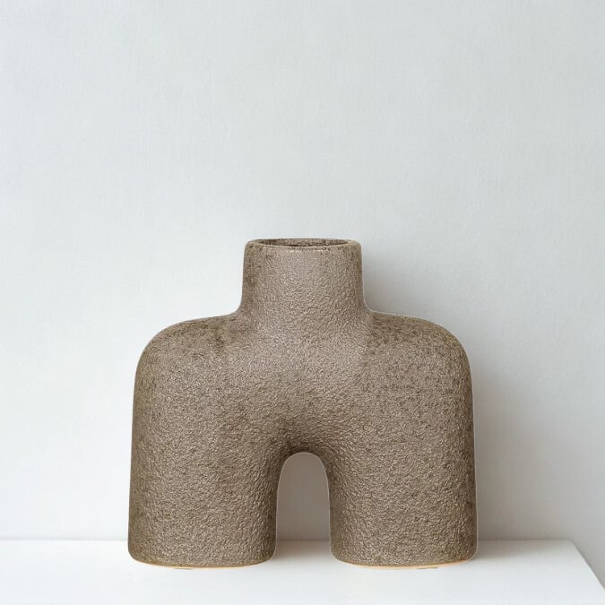 Grey Ceramic Vase
