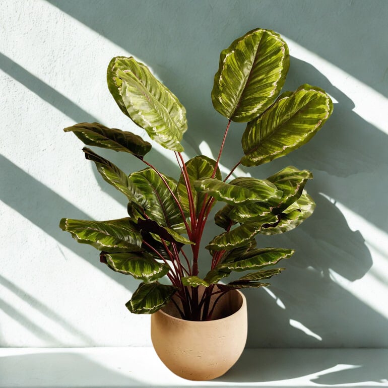 ARTIFICIAL CALATHEA PLANT 110CM