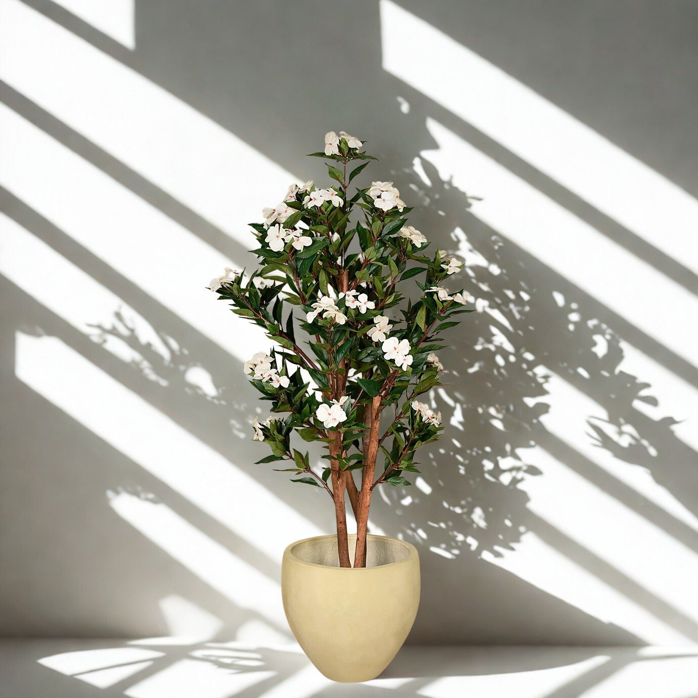 ARTIFICIAL IMPATIENS TREE 120CM