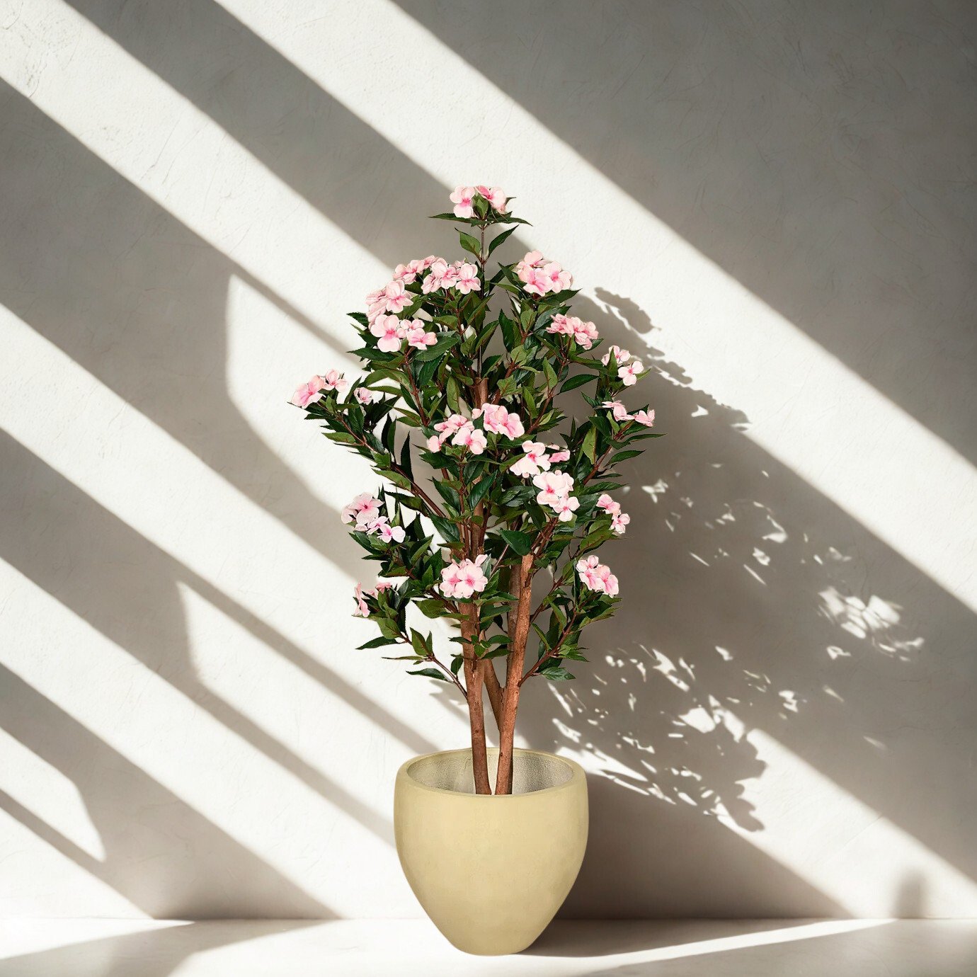 ARTIFICIAL IMPATIENS TREE 120CM