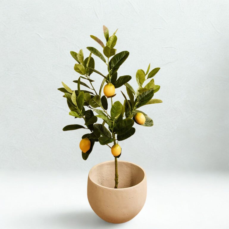 ARTIFICIAL LEMON TREE 90CM