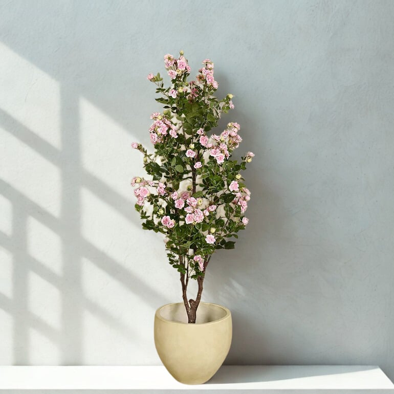 ARTIFICIAL ROSE TREE 155CM