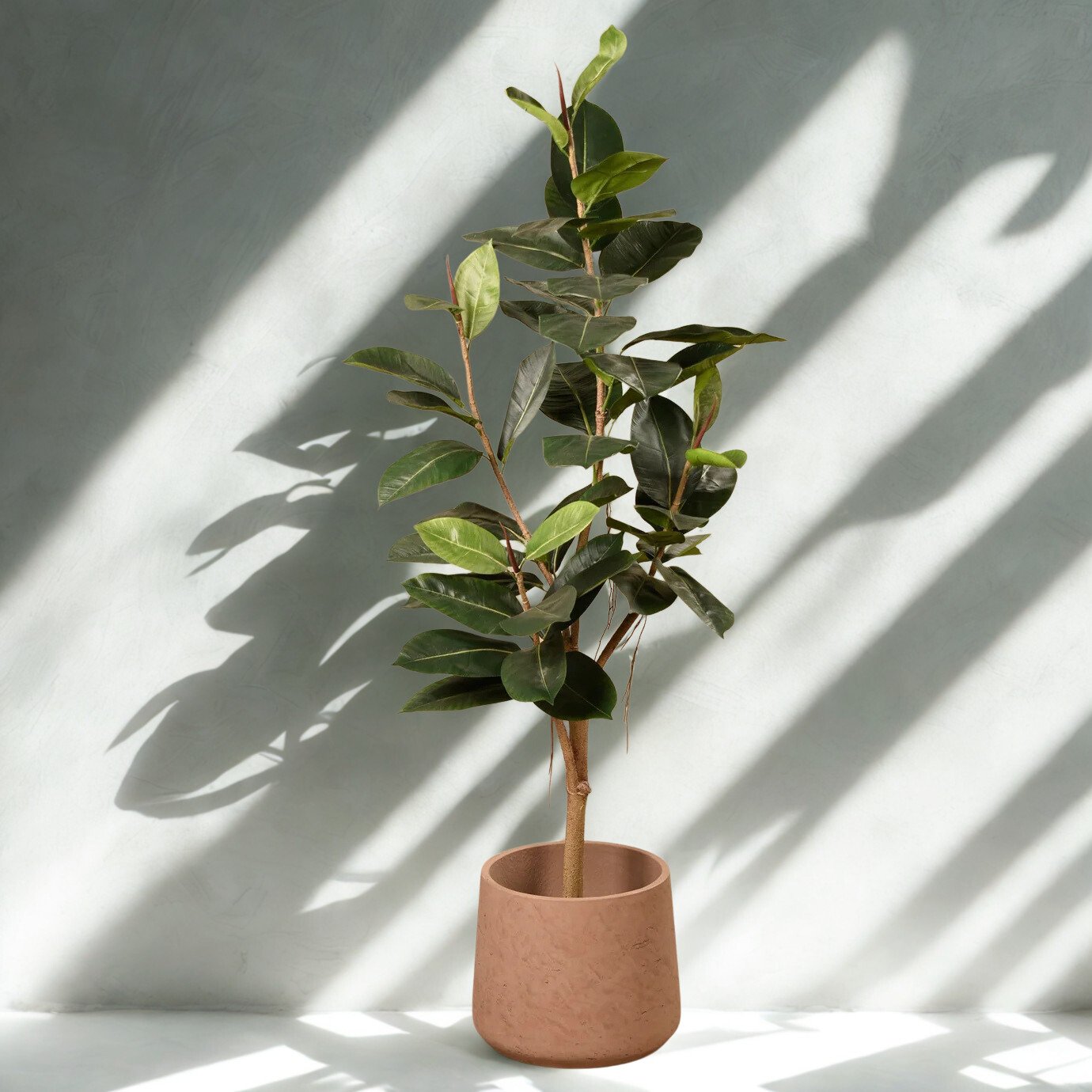 ARTIFICIAL RUBBER PLANT 150CM