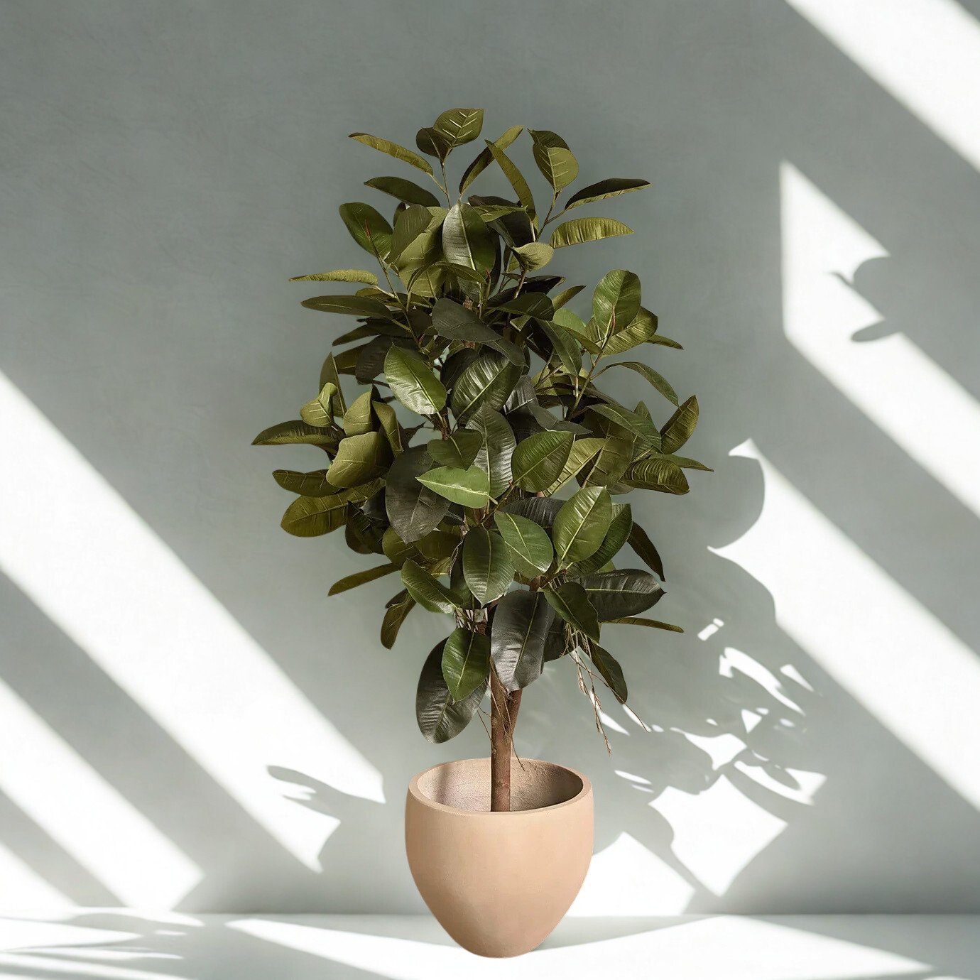ARTIFICIAL RUBBER PLANT 150CM