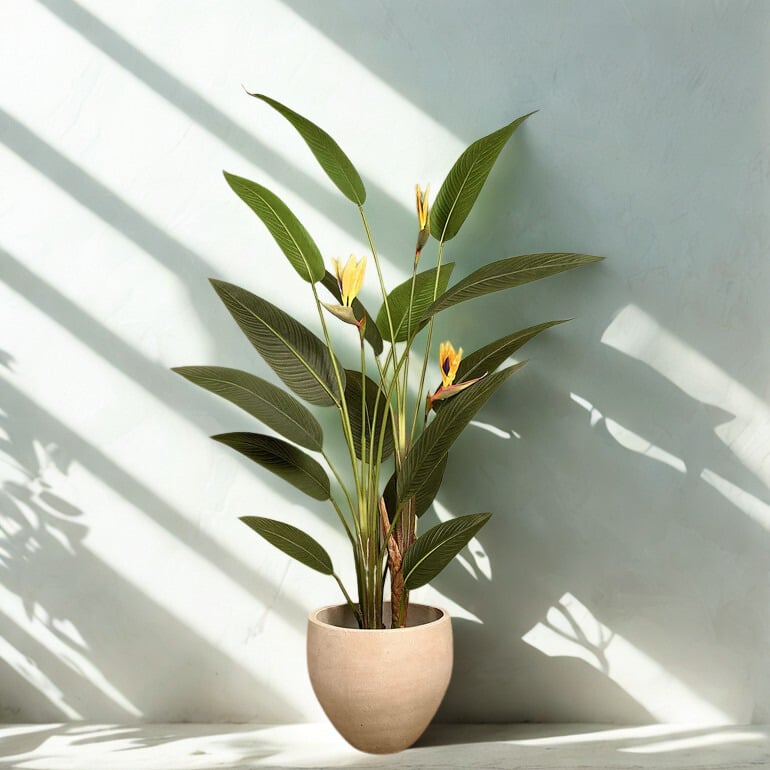 ARTIFICIAL STRELITZIA PALM 185CM