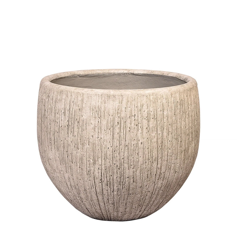 Textured Round Ficonstone Tree Pot