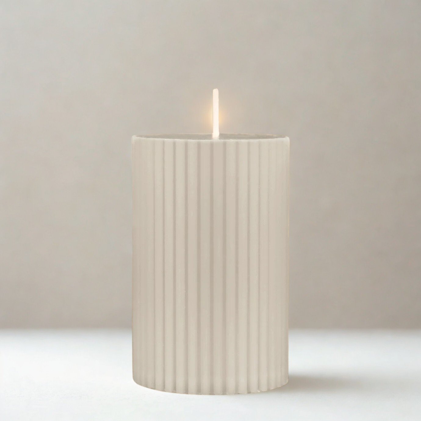 CANDLE - PILLAR 23512-WH
