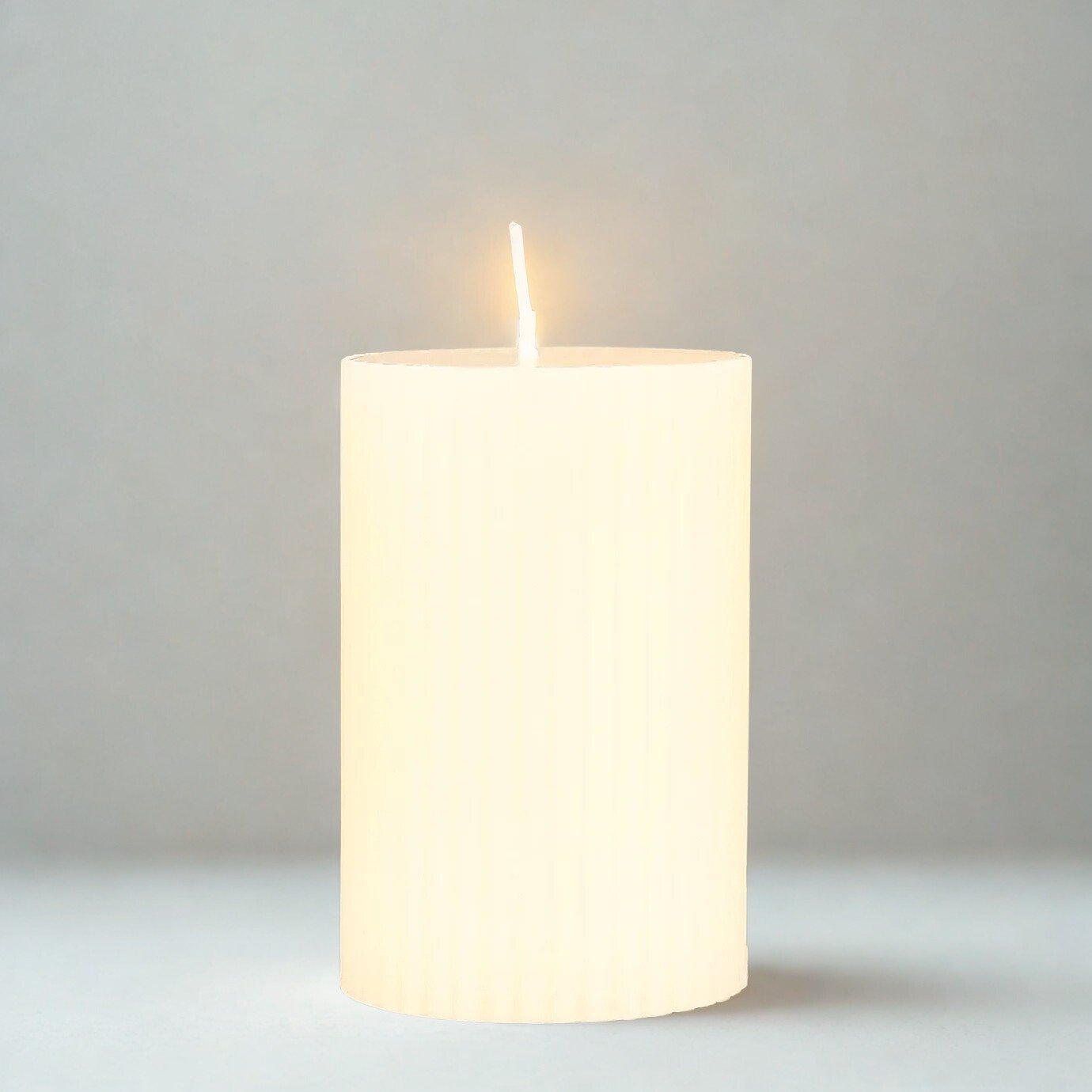 CANDLE - PILLAR 23512-WH