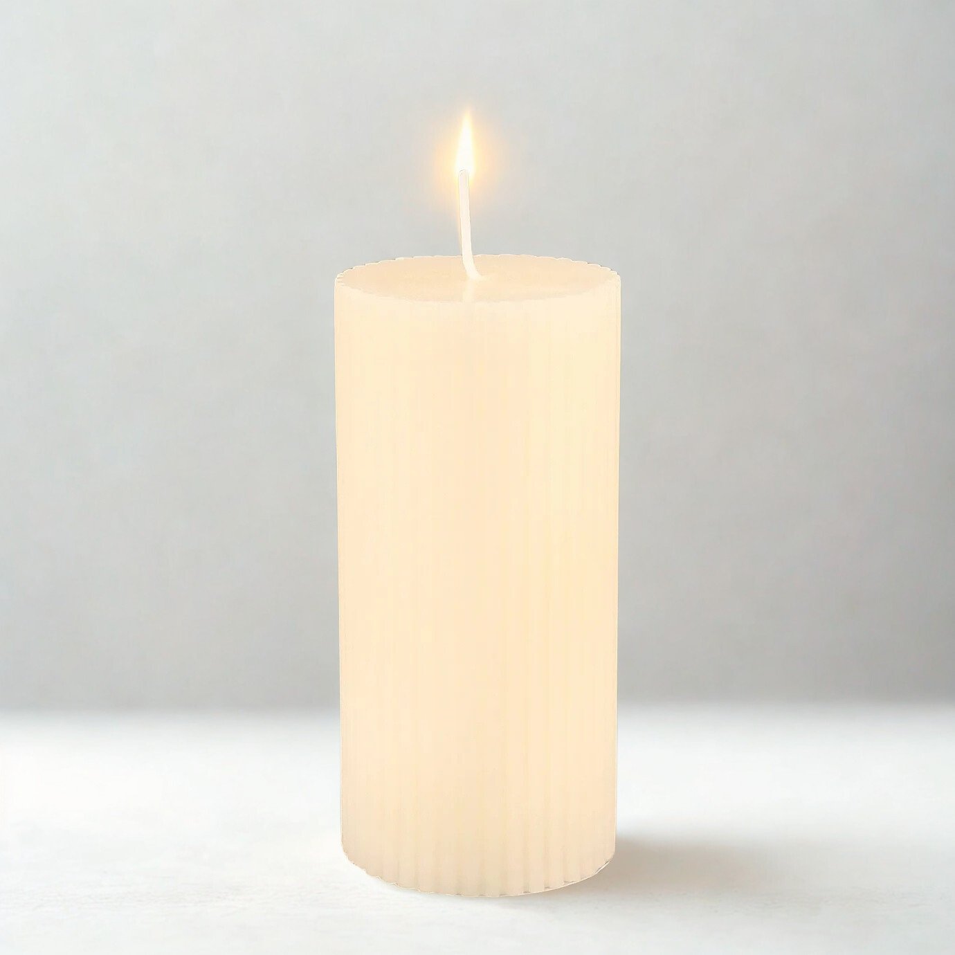 CANDLE - PILLAR 23512-WH