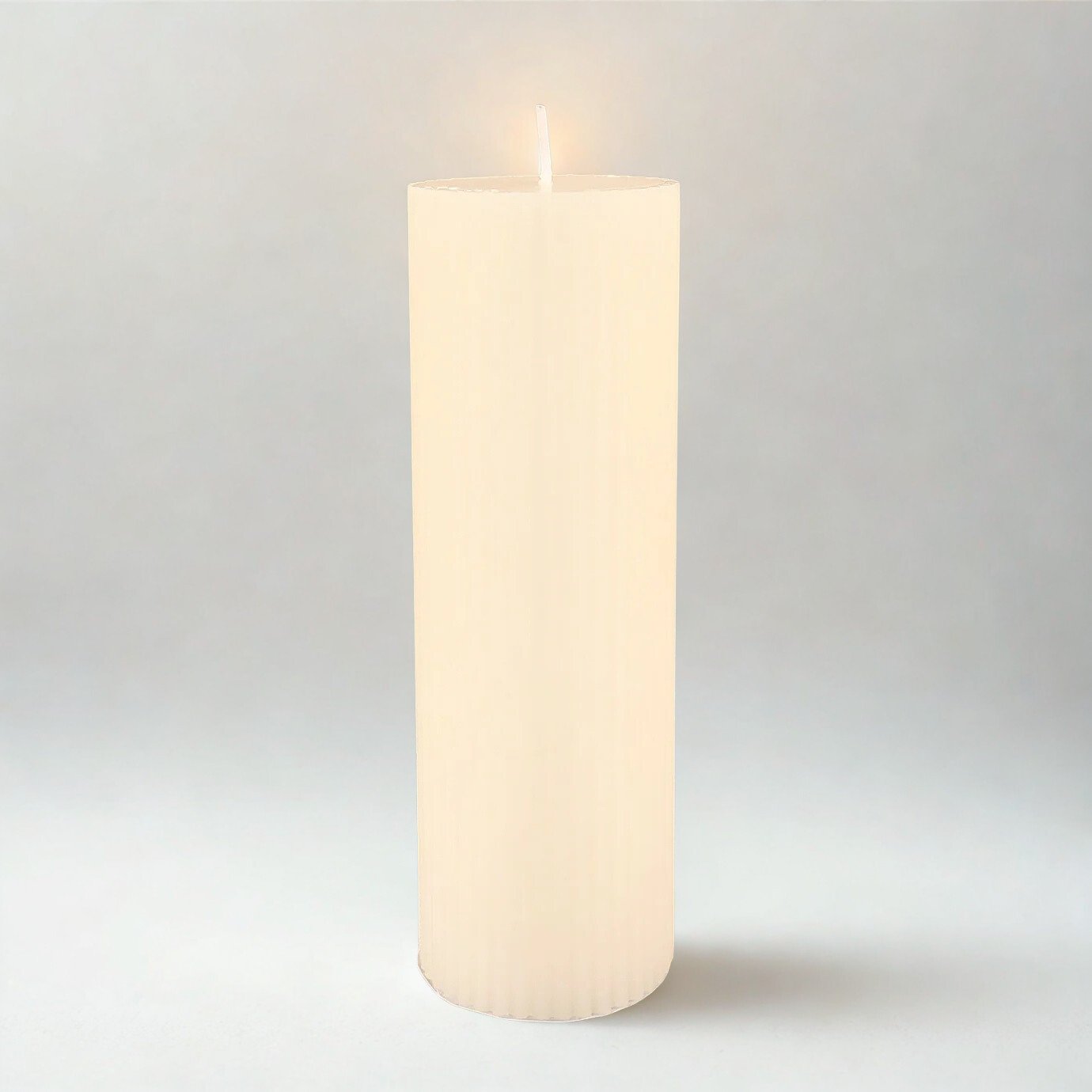 CANDLE - PILLAR 23512-WH