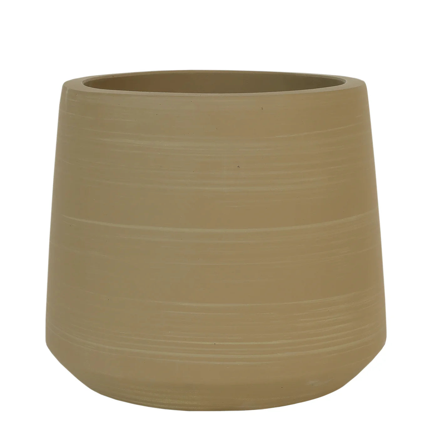 Large Round Cement Tree Pot