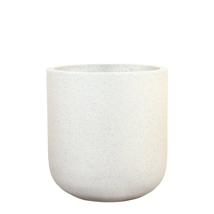 White Terrazzo Pots Large